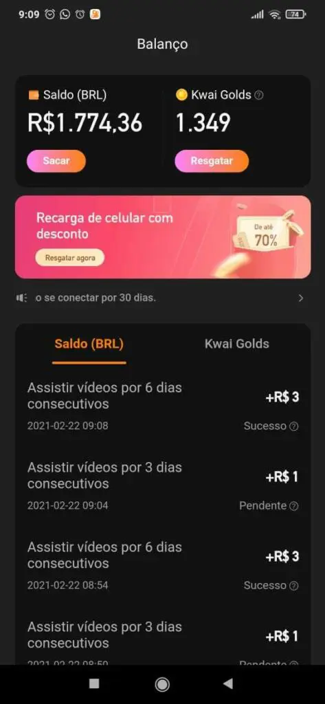 Kwai paga alguns trocados para ter acesso irrestrito aos nossos