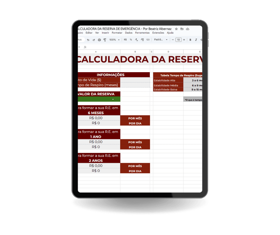 Ferramenta de Controle Financeiro